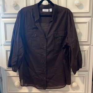 Euc Chico’s 100% Cotton Top.